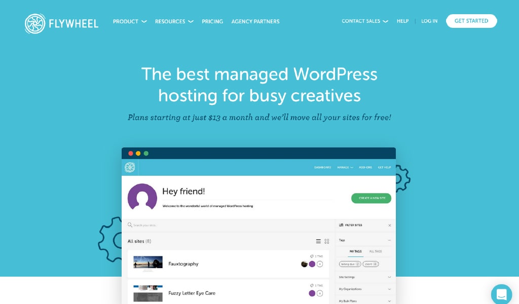 Flywheel Managed WordPress Hosting