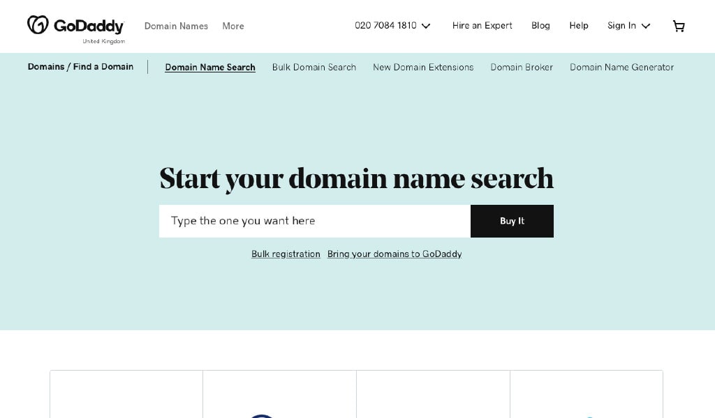 GoDaddy Domains