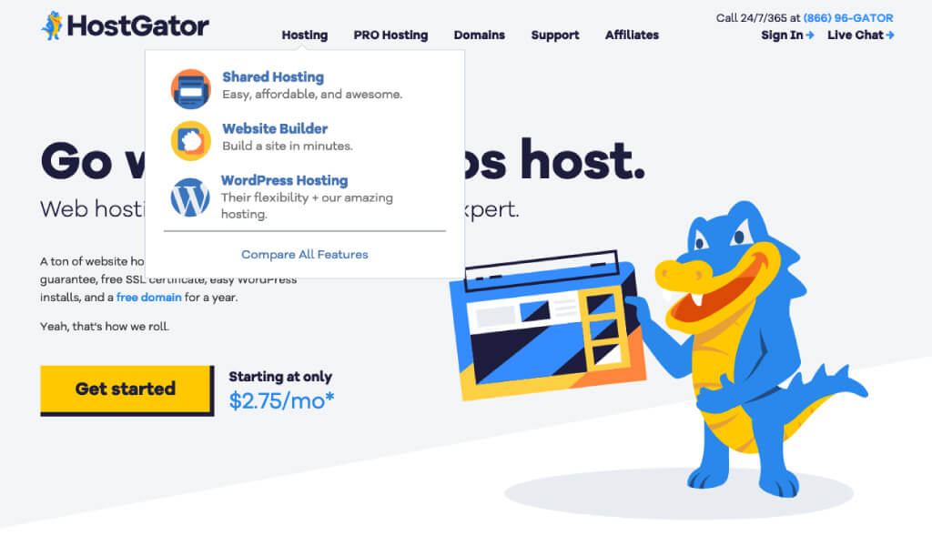 HostGator Web Hosting Plans