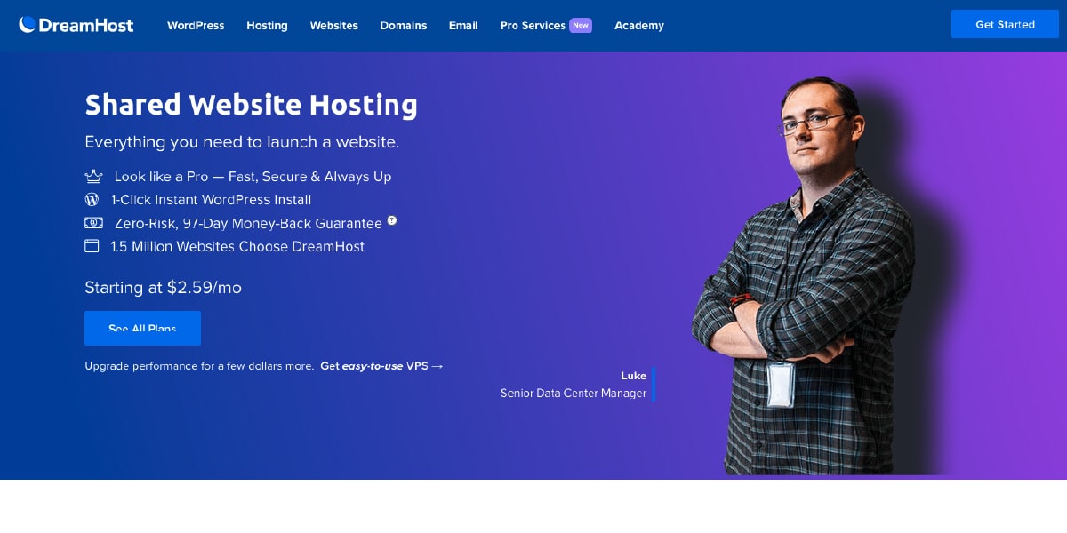 DreamHost Cheap Shared Hosting