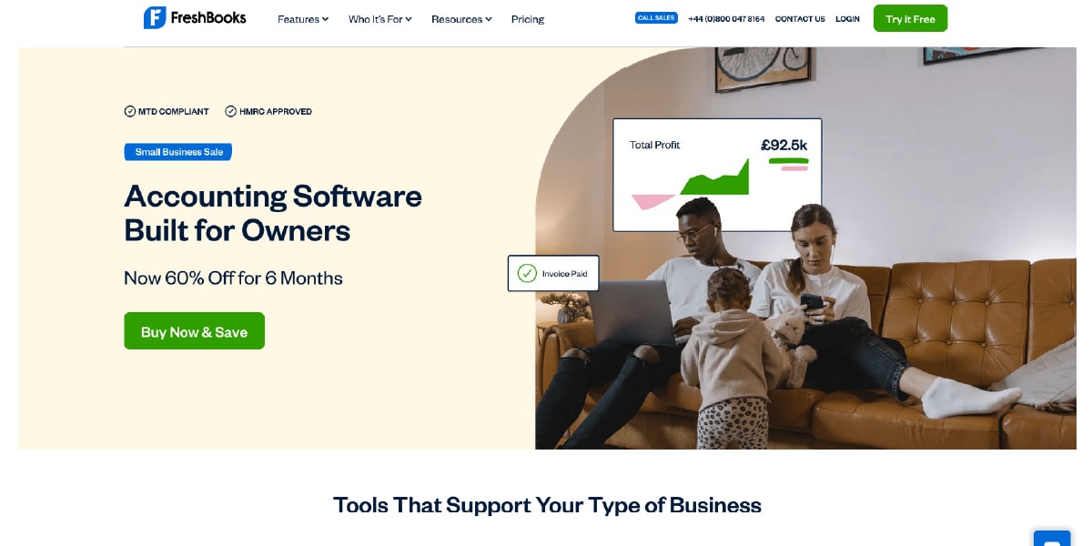 FreshBooks Accounting Software