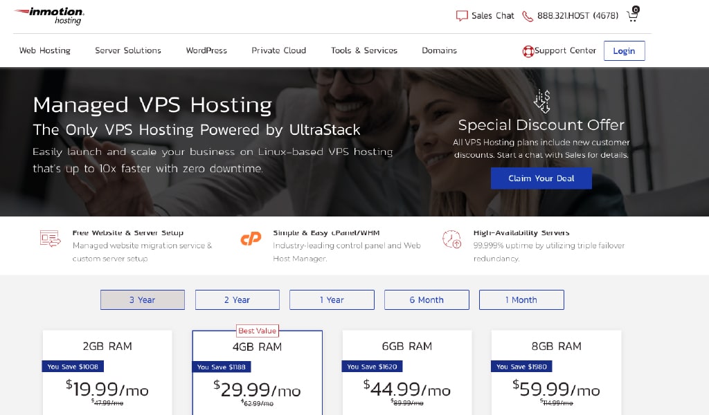 inmotion hosting VPS
