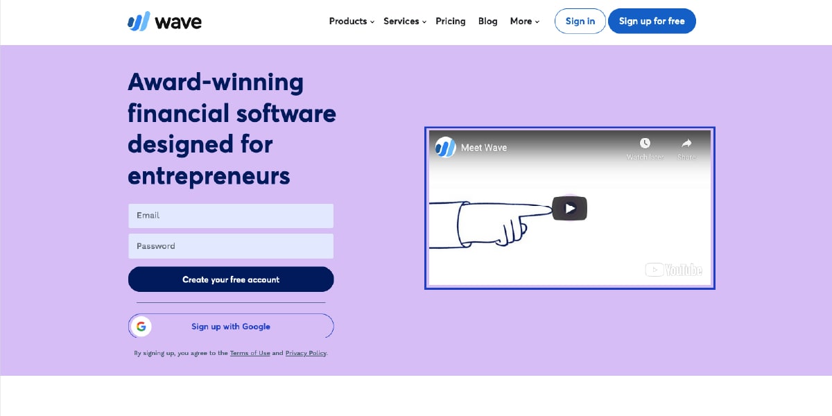 Wave Accounting Software