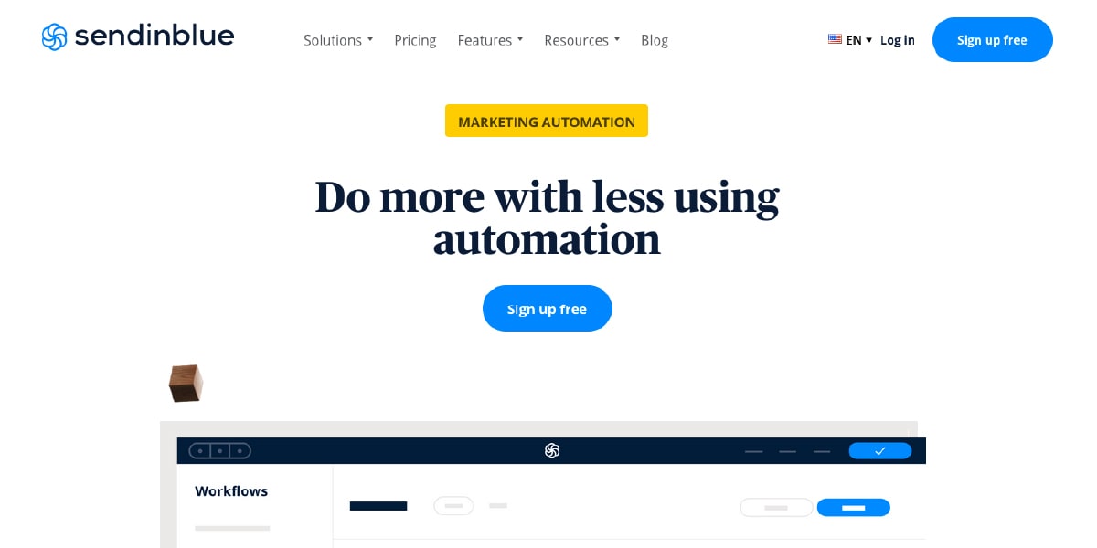Sendinblue Marketing Automation