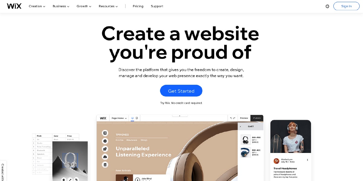 Wix Website Builder