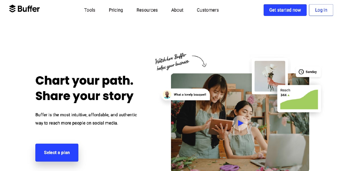 Buffer Social Media Tool