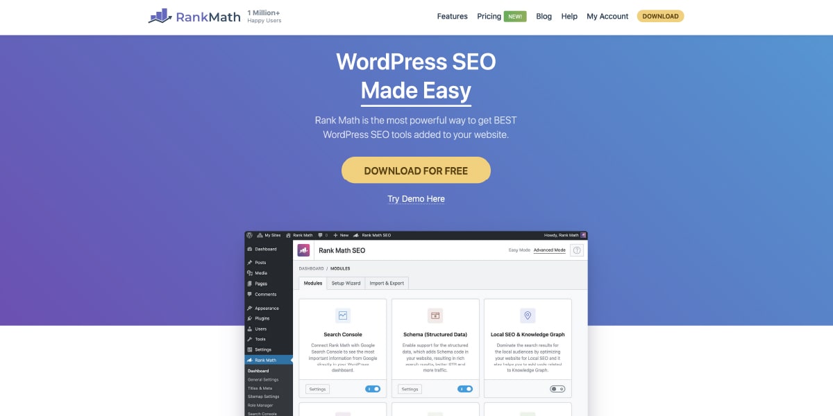 RankMath SEO Plugin