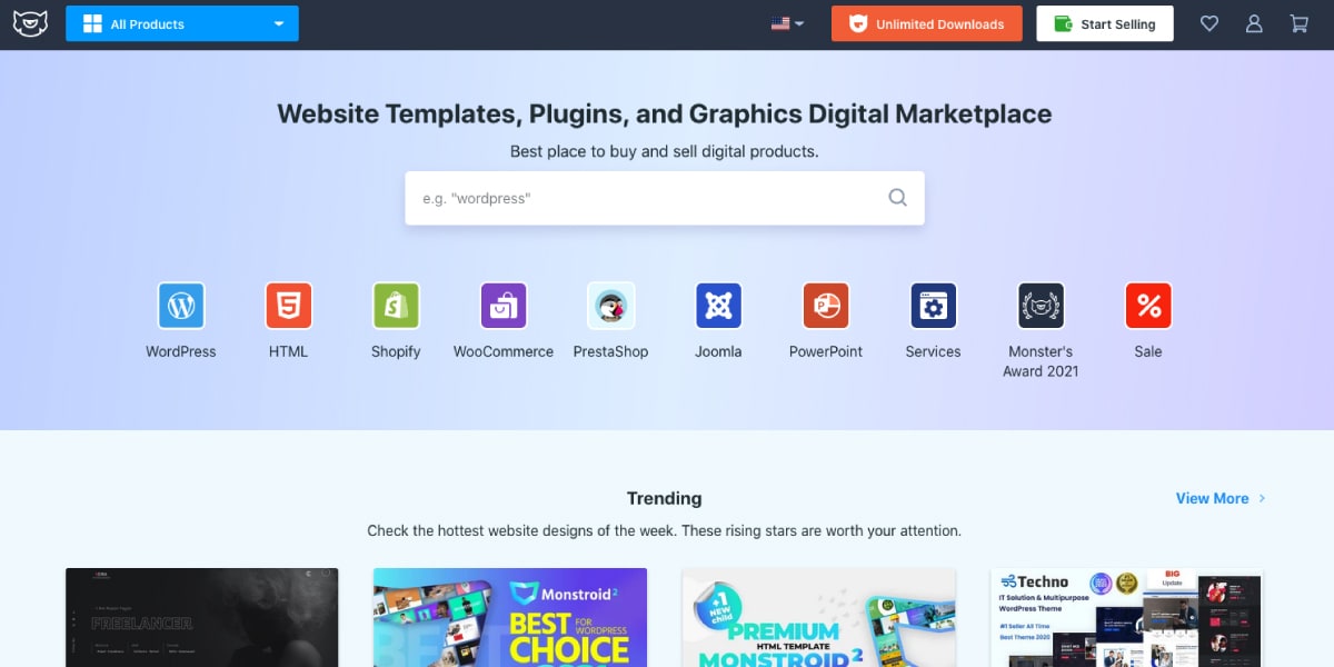 Template Monster Website Themes & Templates