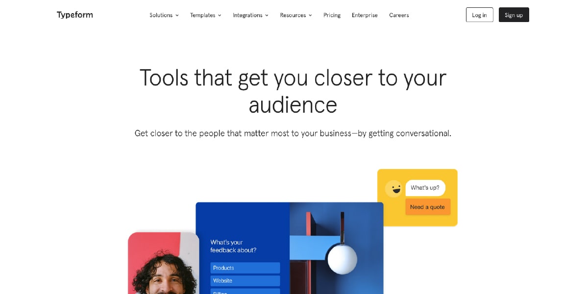 Typeform Survey Maker Website