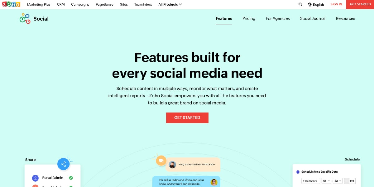 Zoho Social