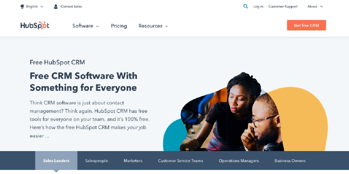 HubSpot Free CRM Software for All