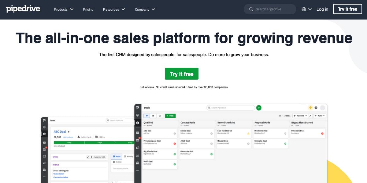 Pipedrive CRM Solution