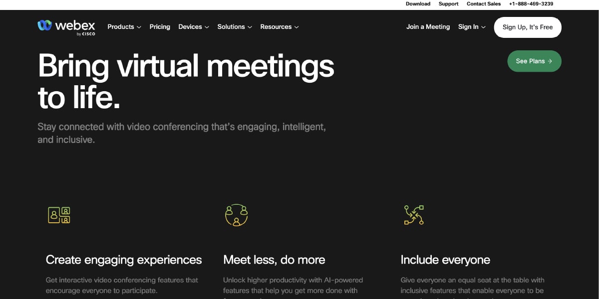 Webex Video Conferencing Software for Meetings