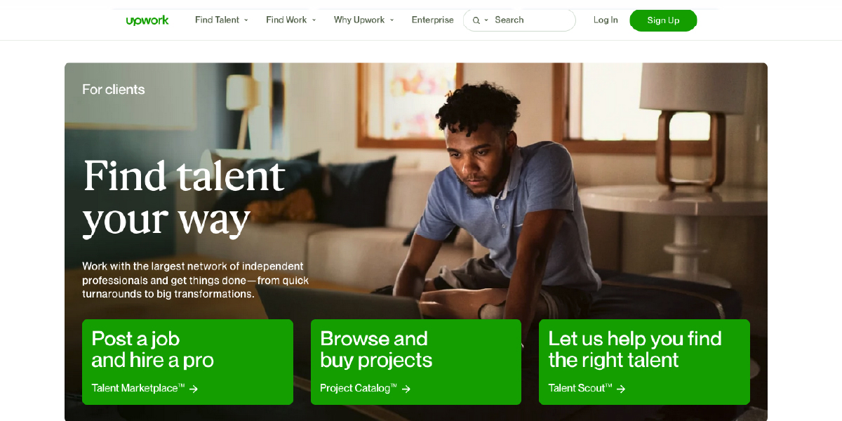 Upwork Website