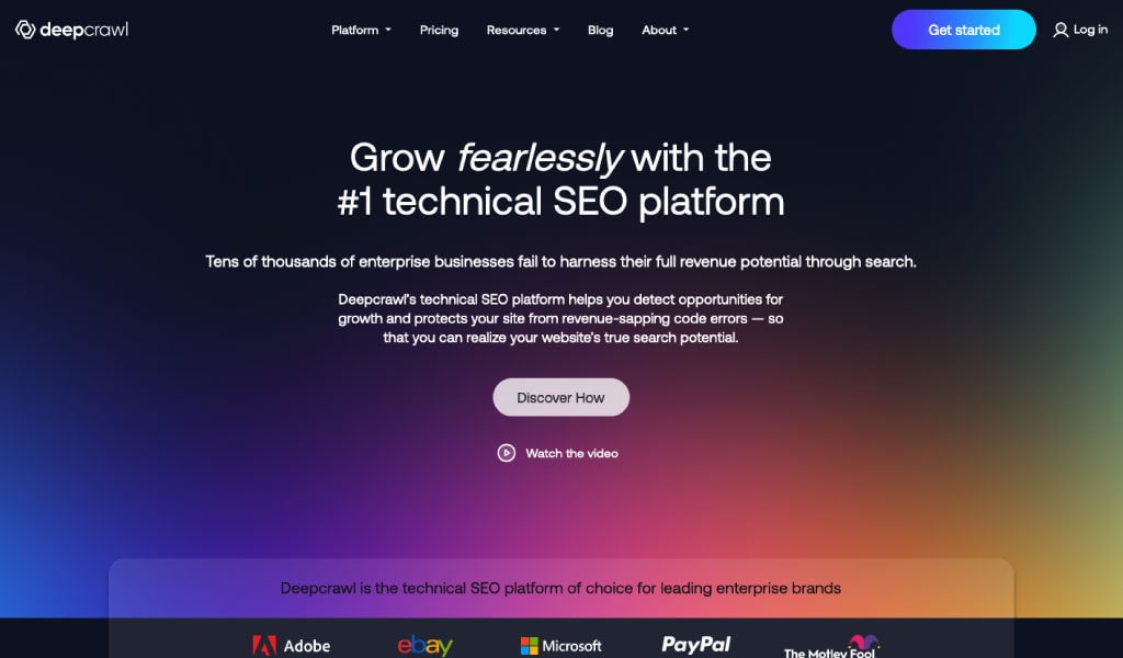 Deepcrawl Technical SEO Platform