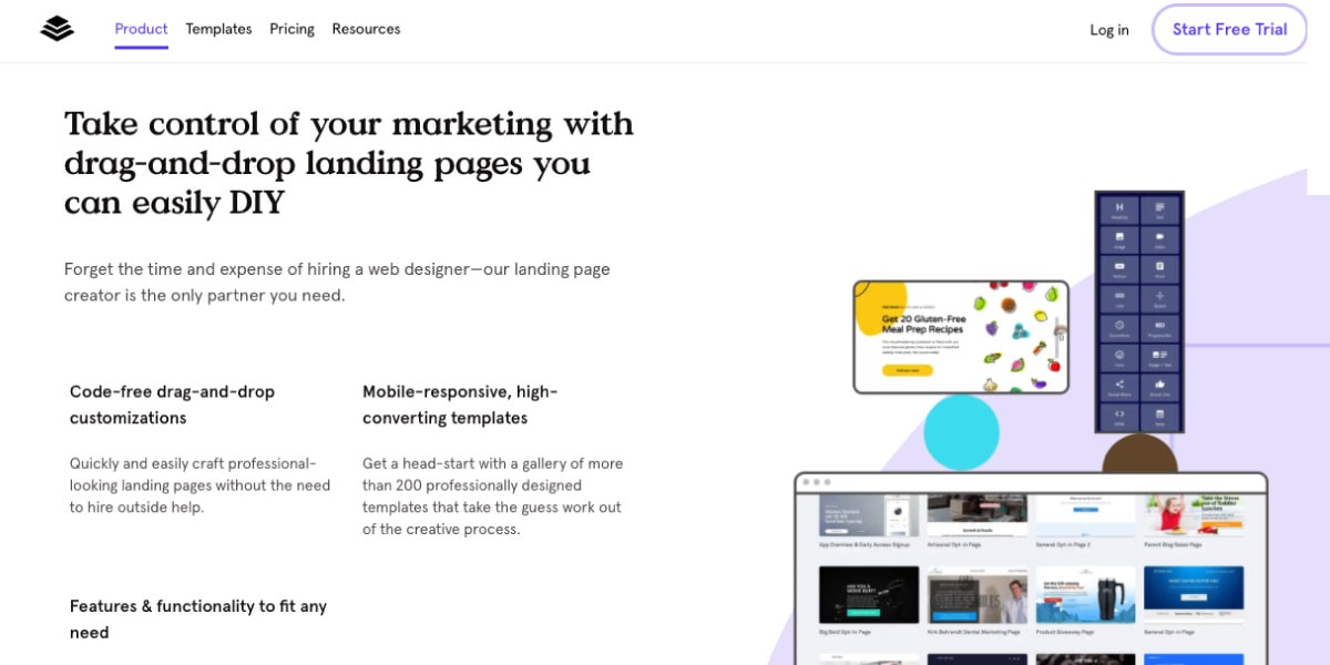 LeadPages Drag & Drop Landing Page Builder