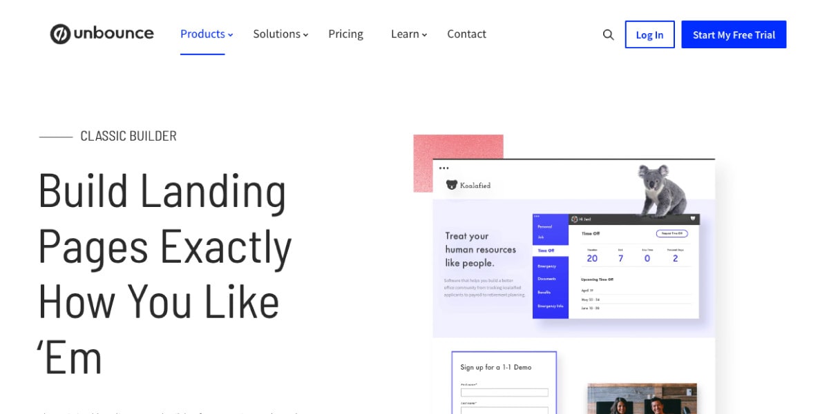 Unbounce Landing Page Creator