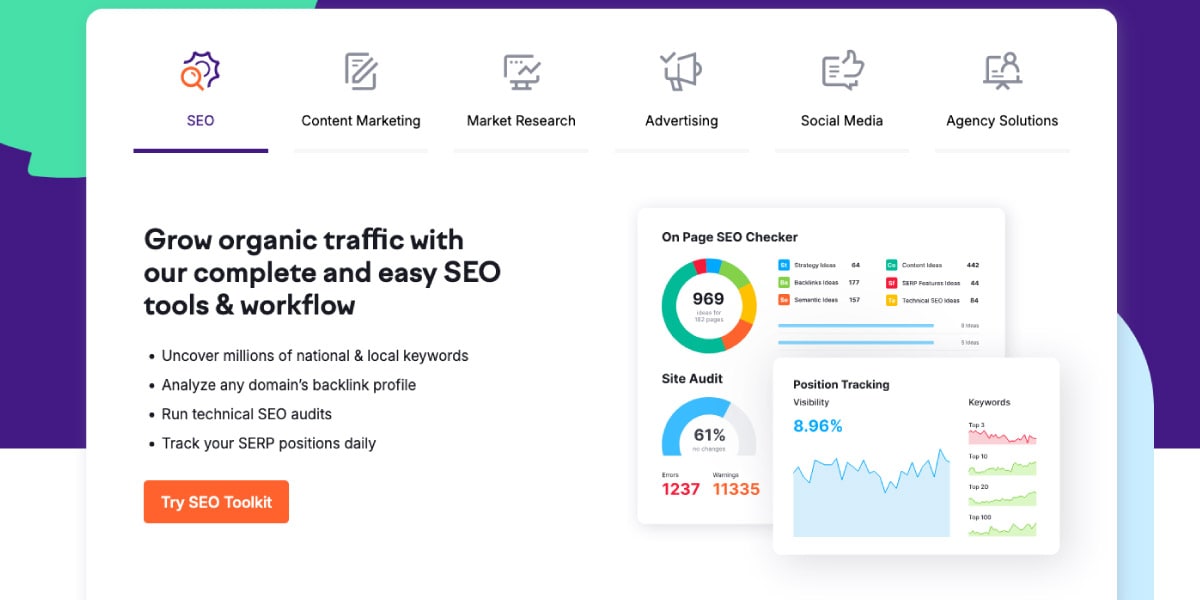 Semrush Seo Tools