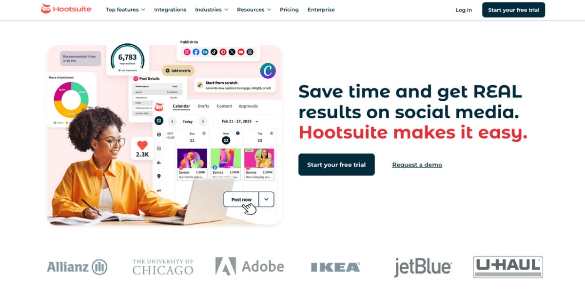 Hootsuite Social Media Marketing Platform