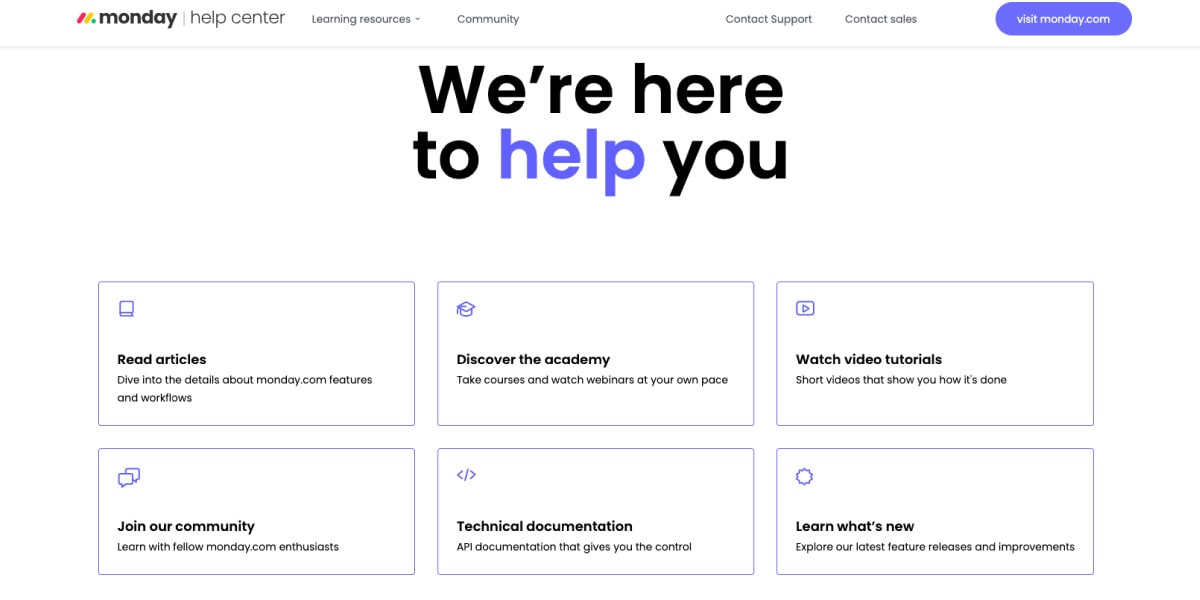 Monday.com Project Management Learning Resources