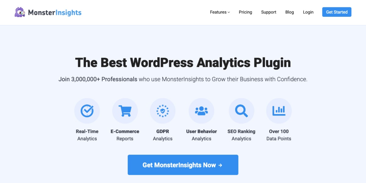 Monster Insights WordPress Analytics Plugin