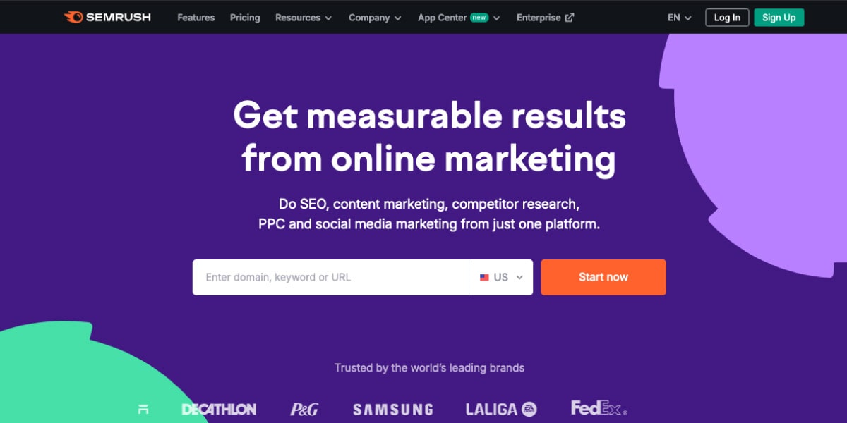 Semrush SEO Analytics Tools