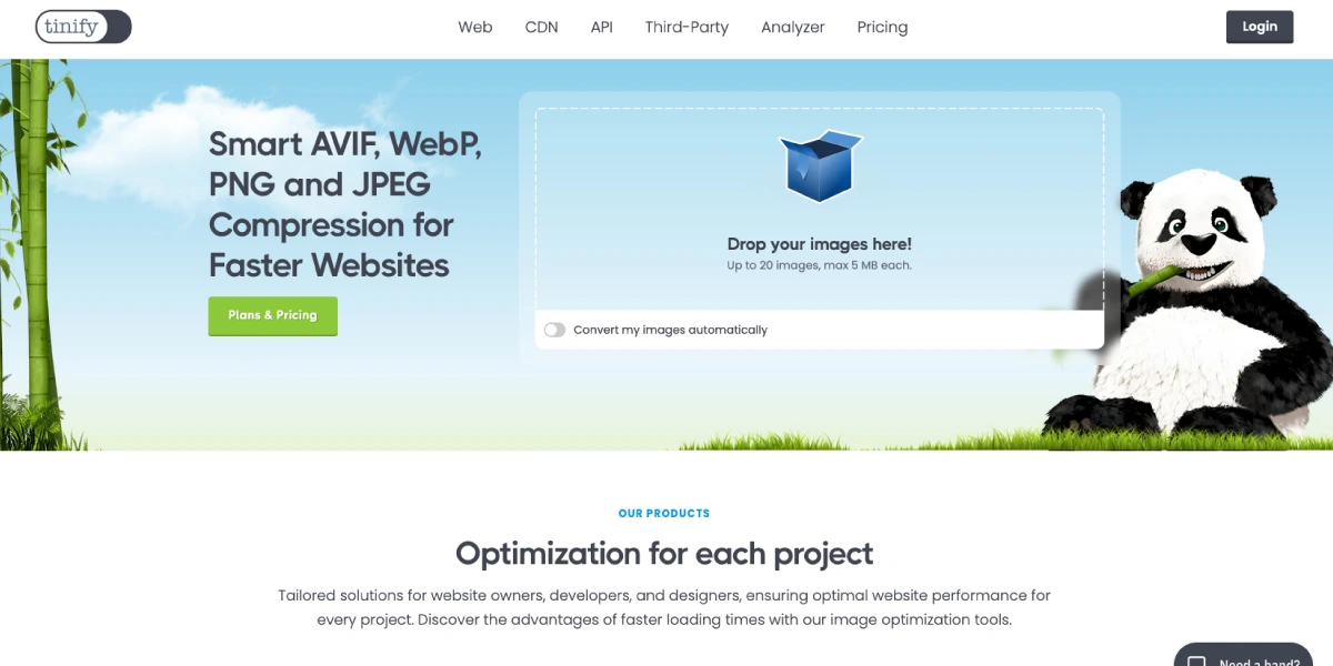 TinyPNG Image Optimization Tool