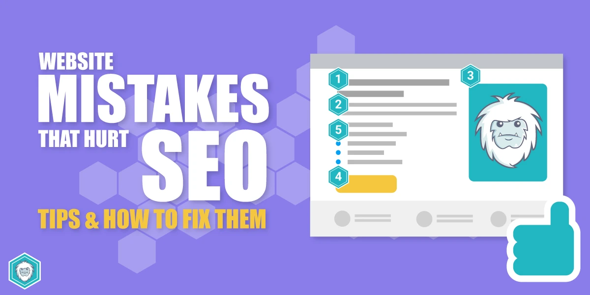 Website SEO Mistakes - Tips & How To Fix